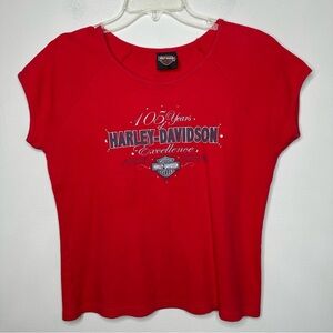 Vintage Harley-Davidson Rhinestone Tee